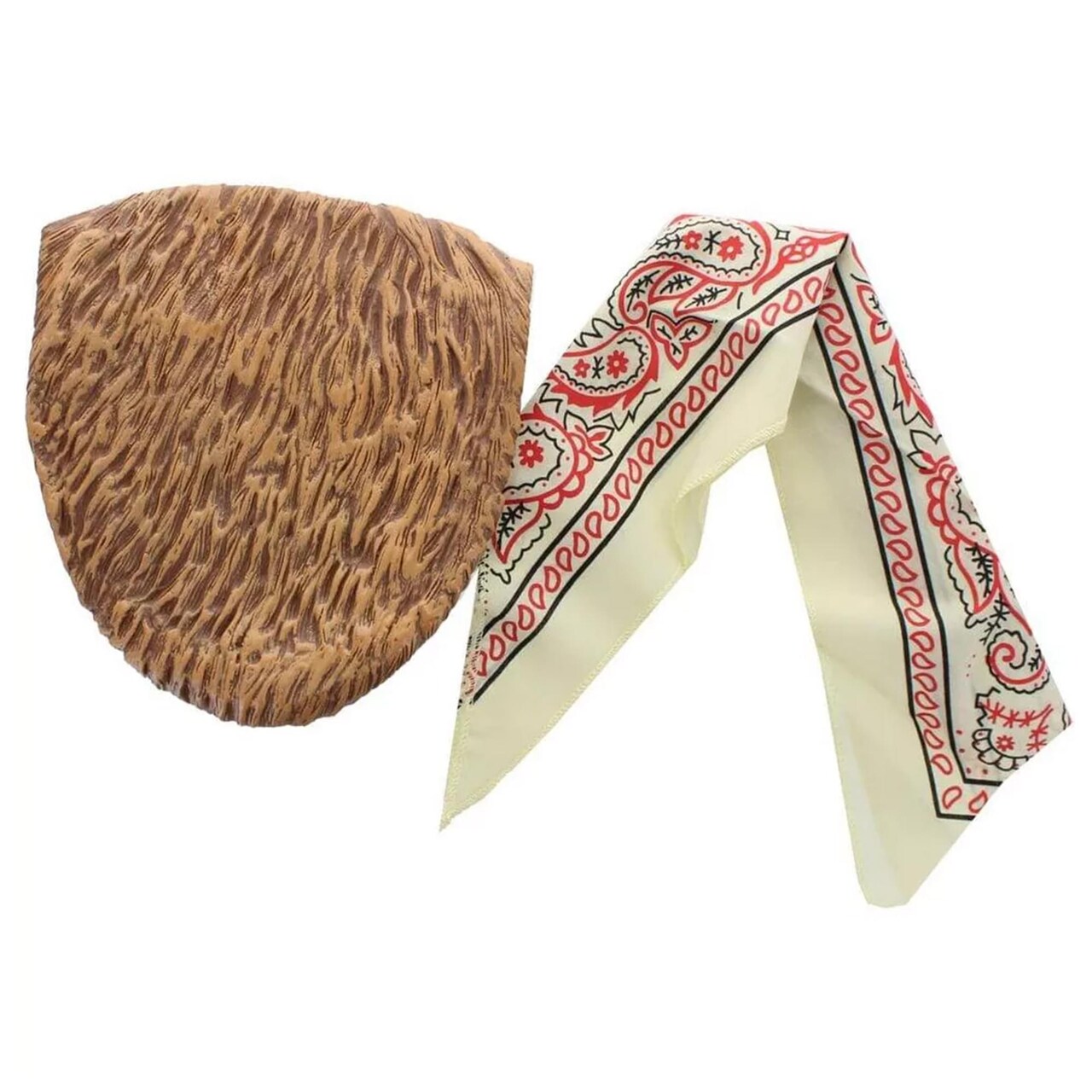 The Big Lebowski Walter PVC Wig and Bandana Adult Costume Kit
